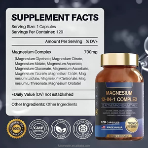 Complément <span class=keywords><strong>de</strong></span> L-Thréonate <span class=keywords><strong>de</strong></span> <span class=keywords><strong>Magnésium</strong></span>, Capsules <span class=keywords><strong>de</strong></span> Glycinate <span class=keywords><strong>de</strong></span> <span class=keywords><strong>Magnésium</strong></span>, Complexe Calcium-<span class=keywords><strong>Magnésium</strong></span> 12-en-1, Supplément pour un Sommeil Sain - Product Image 4