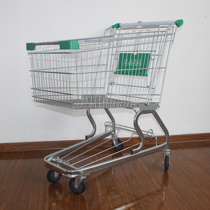 RH-SG100 100L 890*520*960mm धातु किराने सुपरमार्केट शॉपिंग कार्ट ट्राली - Product Image 2