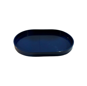 Bandeja de Servicio de Laca Pulida Vibrante, Impresionante Plato Decorativo para Recepciones, Accesorio Artesanal de Alto Brillo para Interiores - Product Image 1