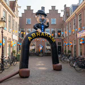 <span class=keywords><strong>Arche</strong></span> <span class=keywords><strong>de</strong></span> ballons gonflable Abraham, personnage <span class=keywords><strong>de</strong></span> dessin animé Holland Man, <span class=keywords><strong>avec</strong></span> 50 signes d'âge, étanche et ventilateur intégré pour anniversaire - Product Image 1