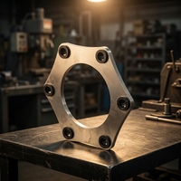 Accouplement à diaphragme haute vitesse en acier inoxydable 304, connecteur d'arbre flexible pour ligne d'automatisation industrielle OEM avec garantie de 3 ans