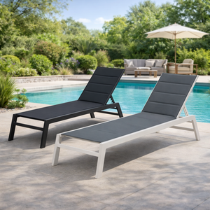 <span class=keywords><strong>Lettino</strong></span> <span class=keywords><strong>Prendisole</strong></span> Moderno in Alluminio per Balcone, Sdraio da Esterno per Patio, Letto da Giorno per Hotel, Sedie a Sdraio da Spiaggia per Bordo Piscina - Product Image 3