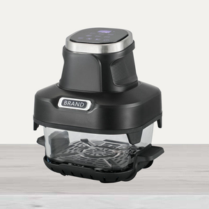 <span class=keywords><strong>Friteuse</strong></span> à air portable 1600W avec <span class=keywords><strong>double</strong></span> bol en verre, panneau numérique 6-en-1, design compact et peu encombrant - Product Image 6