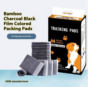 Almohadilla desechable de entrenamiento para cachorros al por mayor, absorción de orina para perros, adición de olor a carbón de bambú grueso, entrenamiento para mascotas - Product Image 2