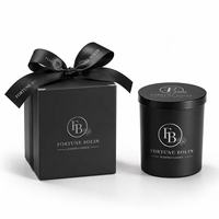 Bougie parfumée de luxe en gros pour la maison, dans un bocal en verre, avec étiquette personnalisée, pour salon, bougie parfumée