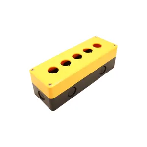 Scatola pulsante XAL-B scatola pulsante interruttore impermeabile e antipolvere giallo grigio bianco 5 fori