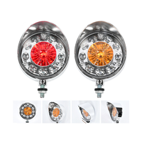Feux de position latéraux pour camions 24V LED Feux de gabarit Clignotants Feux arrière pour remorques et camions