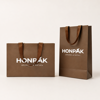 Sacs-cadeaux en papier de marque avec votre design-Emballage durable pour chaussures/vêtements pour commerces de détail HONPAK