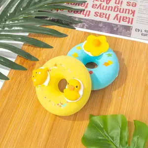 OEM Handmade 아이 유기 발포성 목욕 폭탄 공 정유 자연적인 도넛 목욕 폭탄