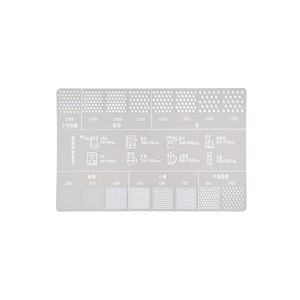 Carte de référence pour moulin à café, règle de comparaison de la finesse en acier inoxydable pour filtre à expresso, outils de préparation du café filtre - Product Image 4