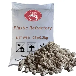 High Alumina Boiler Castables Clay Tundish Safety Permanent Lining Plastic Refractory Material Ramming Mass