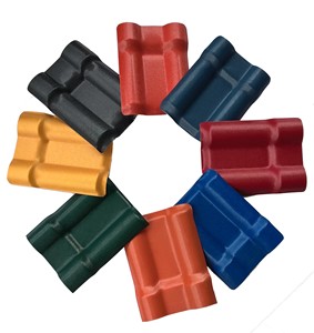 Hojas de plástico para techos de terracota de imitación sintética ligera para el hogar frente a la playa de fábrica, azulejo de techo de resina sintética Asa para Villa - Product Image 6