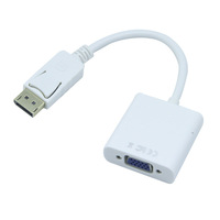 Transmission de Signal haute vitesse adaptateur DP vers VGA convertisseur mâle vers femelle usine vente en gros pour ordinateur portable utilisation OEM/ODM