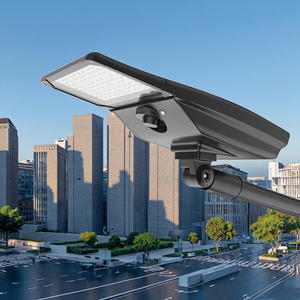 Lampu Jalan tenaga surya baterai tanam semua dalam dua dengan baterai <span class=keywords><strong>LED</strong></span> IP66 bodi aluminium untuk jalan & taman bersertifikat ROHS - Product Image 1