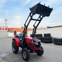 Mini Tractor a Precio Económico, Tractor Agrícola de 4 Ruedas, 50hp 60hp, Motor EPA, CE EURO 5, para Agricultura en EE. UU. y Europa