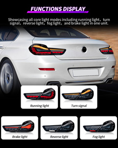 Luces automáticas de fábrica para <span class=keywords><strong>BMW</strong></span> Serie 6 LED Luz trasera 2011-2018 Luces traseras F06 F12 F13 640i <span class=keywords><strong>640d</strong></span> 650i M6 Car Tuning New Red - Product Image 2