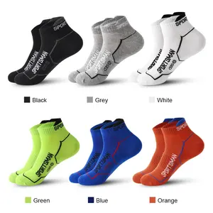 Sports Socks, Breathable and Comfortable Sweat Absorption Ankle Sports Socks Factory Directly Wholesale Men&#39;s Cotton Knitted