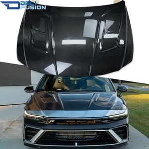 Pour Hyundai Elantra N CN7 2021-2026, style JW, capot avant ventilé en fibre de carbone véritable léger, modification automobile - Product Image 1