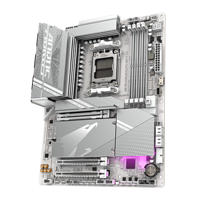 Nouvelle carte mère GIGABYTE X870 AORUS ELITE WIFI7 ICE AM5 compatible avec les processeurs R 9000/8000/7000, DDR5 256 Go, pour PC de bureau