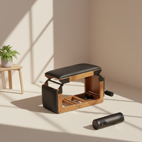 Équipement de sport de luxe pour la maison et l'hôtel, équipement de Pilates, planche abdominale en bois, poids libres, design élégant pour l'entraînement