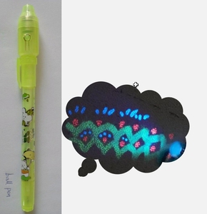 Bolígrafo Secreto de Doble Punta OEM con Luz UV, Bolígrafo Invisible, Marcador Textil para Mensajes <span class=keywords><strong>Secretos</strong></span> en Tela - Product Image 3