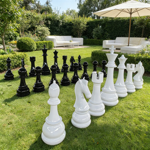 <span class=keywords><strong>Scacchi</strong></span> in Resina Personalizzabili Moderni e Minimalisti, Scultura Artistica Premium <span class=keywords><strong>a</strong></span> <span class=keywords><strong>Tema</strong></span> Festa per Collezione ed Esposizione - Product Image 5