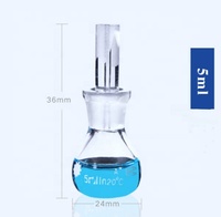 Pycomètre en verre 4Biolab pour test de densité des liquides, bouteille de gravimétrie, pycomètre en verre