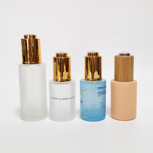 New Arrival Transparent 30ml 50ml Flat Shoulder Hair Oil <b>Container</b> Perfume Oil Packaging Dropper <b>Glass</b> Bottles With Pipette - Product Image 5