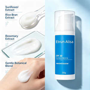 ETRUN ALISA Private Label SPF 30 crema <span class=keywords><strong>solare</strong></span> colorata <span class=keywords><strong>per</strong></span> la <span class=keywords><strong>pelle</strong></span> <span class=keywords><strong>grassa</strong></span> e duratura Primer opaco <span class=keywords><strong>per</strong></span> il viso con ingredienti minerali - Product Image 4