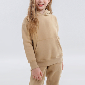 HEXJ017 <span class=keywords><strong>Felpa</strong></span> Oversize Invernale alla Moda in Pile di Cotone per Ragazze dai 4 ai 15 Anni, 18 Colori, Logo Ricamato o Stampato a Rilievo - Product Image 2