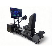 Plateforme de mouvement métallique pour simulateur de course automobile, simulateur de conduite commercial pour centres de divertissement intérieurs