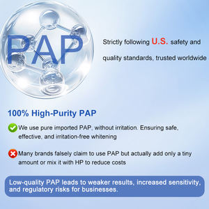 Luxsmile dentaire aromatisé sans peroxyde 28 bandes de blanchiment blanc bandes de blanchiment des dents marque privée ruban de blanchiment des dents - Product Image 3