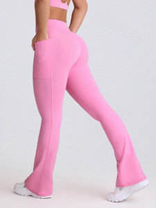 Conjunto de Yoga para Mujer de <span class=keywords><strong>2</strong></span> Piezas, Sujetador Deportivo y Pantalones de Yoga Estampados, Transpirables, Ecológicos, de Secado Rápido, Largos, para Ejercicio al Aire Libre - Product Image 2