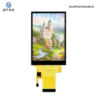 Module d'affichage LCD TFT QTSS 3,5 pouces 320x480 RGB Stripe MCU16bit Écran couleur IPS Écran tactile Luminosité 350 cd/m² Plage de température de fonctionnement -20°C~70°C