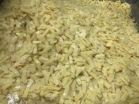 Menma japonais légumes bouillis aliments à faible teneur en calories en conserve tranches de pousses de bambou dans l'eau