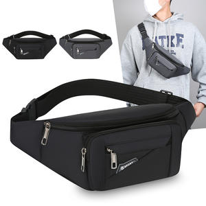 Riñonera Deportiva de Nailon de Gran Capacidad para Hombre, Bolso Cruzado para el Pecho, Transpirable y Resistente al Desgaste para Uso Diario - Product Image 1