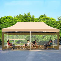 10x20 tente d'auvent Camping Automatique auvent Van 8 personnes tente pour mariage tente d'auvent commerciale à l'extérieur 20x20 avec murs