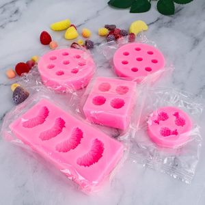 Moules en silicone pour résine, fondant, savon, bougies, <span class=keywords><strong>cire</strong></span> fondante, chocolat et bonbons, en forme de mini-fruits (fraise, framboise, myrtille), pièce unique - Product Image 2