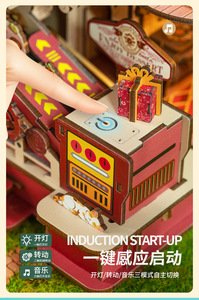 <span class=keywords><strong>Atelier</strong></span> de <span class=keywords><strong>Bricolage</strong></span> en Bois <span class=keywords><strong>pour</strong></span> Desserts : Modèle Mécanique à Assembler, Grand Jouet Fait Main, Cabane à Construire, Cadeau <span class=keywords><strong>pour</strong></span> Femme - Product Image 6