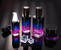 Bouteilles de pulvérisation en verre Amazing Magic Color 120ml Emballage de produits de soins de la peau Lotion Pompe Sous-embouteillage Crème de pressage 120ml Bouteille