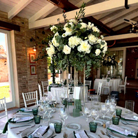 Boules de fleurs artificielles aspect naturel de 60 cm, faciles à suspendre, pour centres de table de mariage, couleurs mélangées en vrac pour l'aménagement de hall d'entrée