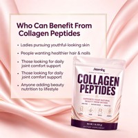 Kolagen Tulang Sapi Bubuk Peptida Multi Ikan Laut Terhidrolisis, Suplemen Minuman untuk Kecantikan Tingkat Lanjut, Kulit Halus, dan Menghaluskan