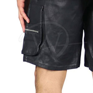 Pantalones Cortos de Cuero para Hombre al por Mayor, Personalizados, de Cintura Media, Secado Rápido, Transpirables, Ecológicos, de Alta Calidad y Precio Económico - Product Image 5