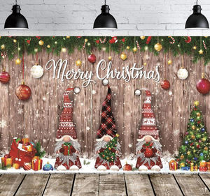 クリスマスタウン雪シーン写真の背景-クリスマス冬ワンダーランドバナー新年の休日のための簡単なハング装飾 - Product Image 4