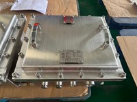 Boîtier de contrôle antidéflagrant industriel en acier inoxydable SS316 IP66 Ex Db IIB T4 Gb 220V 40A, boîtier soudé LD-FBJX-I, boîte de jonction
