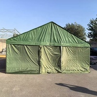 Tente de secours quatre saisons de 72 m², résistante au vent et à l'eau, pour réfugiés, en tissu Oxford, portable