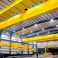 Pont roulant électromagnétique multipoints à double poutre de 20+20 tonnes pour tôles d'acier, bobines, ferraille, barres et tuyaux