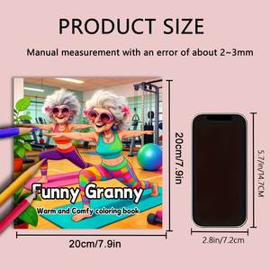 Livre de coloriage amusant pour grands-parents, relaxation pour adultes, anti-stress, art-thérapie avec thèmes de yoga, de jardin et d'animaux, cadeau |   Ligne audacieuse, couleur facile - Product Image 6