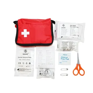 Promotion Soft Small First Aid Kit , Mini Emergency First Aid Bag With CE , ISO 13485