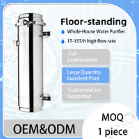 Système de filtration d'eau OEM lavable multi-sources en PVDF, purificateur d'eau pour eau tourbeuse de puits